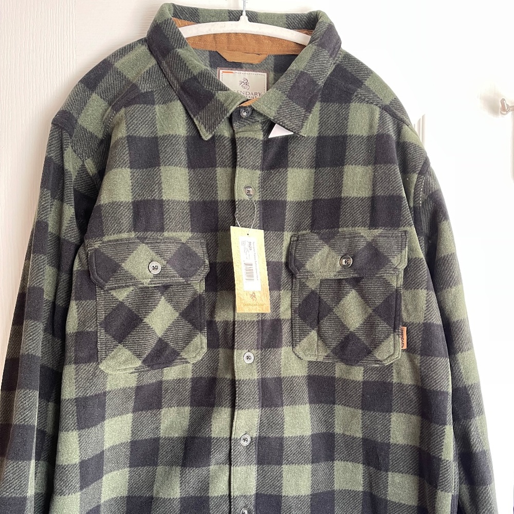 Men's Legendary Whitetails Flannel Shirt Jacket